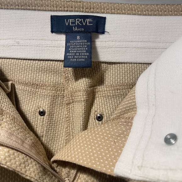 Verve Blues Comfort Waist Crop pants Size 8 - Picture 8 of 8